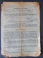 Paradicsom termelési szerződés a Hatvani Konzervgyár és Kál községi lakos között 1952