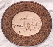 IGAZI ANTIK RITKA 55cm!!! WS&S Wilhelm Schiller & Sohn HATALMAS DOMBORMŰVES FALITÁL!!!!!!!!