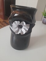 Végvári Gyula kerámia váza 21cm