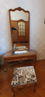 Hollóházi Dressing Table with Mirror and Stool
