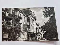 BALATONFÜRED Állami Szívkórház fekete-fehér régi postatiszta képeslap bélyeggel