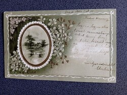 D208769 Dombornyomott lap  1904 Arad - Eberlein - küldve Marosi Berta Arad Dezső utcza 5