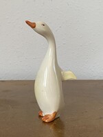HOLLÓHÁZI KACSA LIBA, RETRO PORCELÁN ÁLLAT 14.5 CM