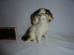 Porcelán kutya figura, nipp