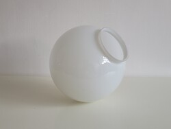 Régi retro mennyezeti lámpa üveg lámpabúra 25 cm gömb tejüveg búra