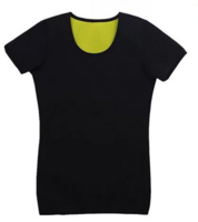 Alakformáló neoprén rövid ujjú póló nőknek - XL-es méretben