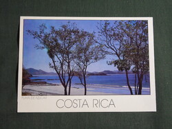 Képeslap,Közép Amerika,Costa Rica,Guanacaste,Playa de Azúcar,strand látkép,részlet,1988-