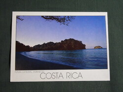 Képeslap,Közép Amerika,Costa Rica,Quepos,Manuel Antonio nemzeti park látkép,részlet,1988-