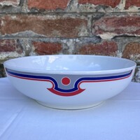Alföldi Bella 207 Art deco porcelán tál - köretes - kínáló - pogácsás tál