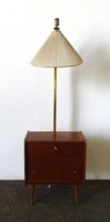 1X045 Régi Art deco állólámpa, bárszekrény 185 cm