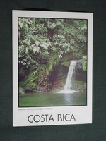 Képeslap,Közép Amerika,Costa Rica,Braulio Carrillo nemzeti park látkép,részlet,1988-