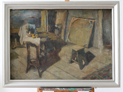 Ördögh László Műterem sarok 1943 100x70cm