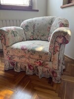 Békebeli, kényelmes bieder fotel