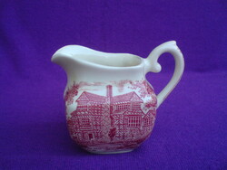 Ironstone Bordó jelenetes  tejkiöntő