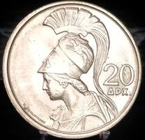 Görögország 20 drachma, 1973 ΕΛΛΗΝΙΚΗ ΔΗΜΟΚΡΑΤΙΑ 08A2