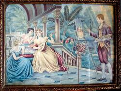 ANTIK  NYOMAT SZÉP KERETBEN - 20 x 30 -  Art&Decoration