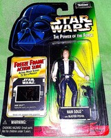 EREDETI KENNER STAR WARS HAN SOLO a klasszikus ruházatban játék figura BONTATLAN dobozával GYŰJTŐI