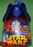 VINTAGE STAR WARS R2-D2 ARTU DETU HARCI DROID ROBOT-HASBRO játék figura BONTATLAN dobozával GYŰJTŐI