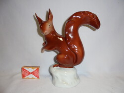 Porcelán mókus - nagy méret - 22 cm - Arpo