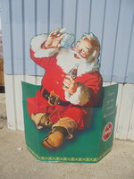 Retro Coca-cola óriási karácsonyi térbeli reklámtába - 171 x 157 cm