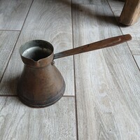 Régi réz kávékiöntő II. (20,5x12,2x9,5 cm)