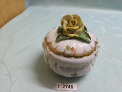 T2746 Herendi Viktória mintás bonbonier 12 cm