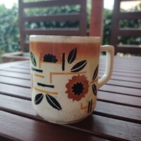 Antik fajansz bögre- jelzett H.M.K.K.