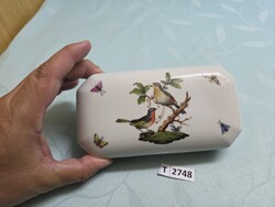 T2748 Herendi Rothschield mintás ékszertartó doboz 16x8x4 cm