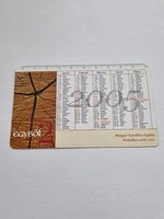 Magyar Katolikus Egyház 2005. évi kártyanaptár névnapokkal