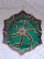 Steinbach Sándor - kerámia falitál, hibátlan, jelzett, 29 cm