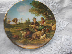 Weimar porcelán  falitányér-sorszámozott (3712) 19 cm