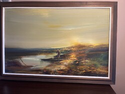 Zombori László: Holt - Tisza táj