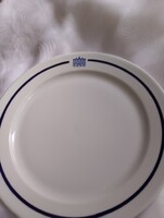 Menza kék csíkos logós tányér 24 cm