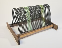 Vintage/retró bakelit lemez tartó / lemeztartó