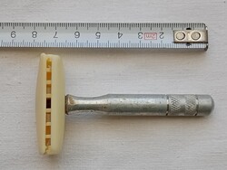 Borotva cserélhető pengés 09 - kétélű biztonsági mechanikus bakelit retro