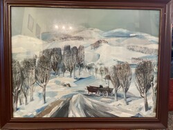 Berta Sándor Téli táj