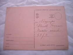 Tábori postai levelezőlap