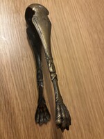 Antik bronz cukorfogó – mancs motívummal (16 cm)