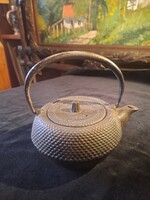 CAST IRON EASTERN TEA KETTLE WITH UNopened MARK