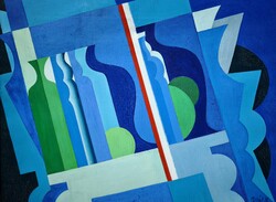 Aczél Ilona ( 1929-2009) Kompozíció, 1978