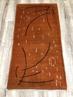 BÉKÉSSZENTANDRÁSI kézi csomózású gyapjú szőnyeg, 67 x 132 cm