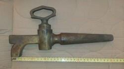 Antik réz hordó/ borcsap