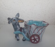 Olasz kerámia csacsikocsi