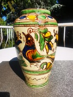 KORONDI MADARAS VÁZA, PÁLL ERZSÉBET, 27 cm,