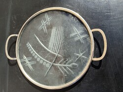 Art Deco ezüstözött tálca. Alkudható