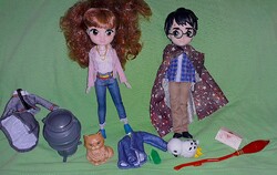 Eredeti Spin Master Harry Potter 20 cm-es Deluxe Harry Potter és Hermione Gringer BABA figura EGYBEN