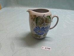 T2798 Orosz virág mintás kiöntő 11,5 cm