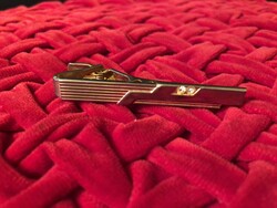 Old gold-plated tie clip