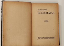 Kassák Lajos- Életsiratás, 1912