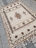 Marokkói Beni Ourain törzsi berber szőnyeg.227x137cm. Alkudható!